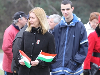 Megemlékezés Dunaújvárosban - fotó: Sándor Judit