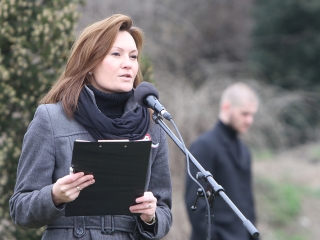 Megemlékezés Dunaújvárosban - fotó: Sándor Judit