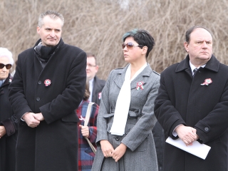 Megemlékezés Dunaújvárosban - fotó: Sándor Judit