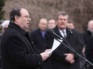 Megemlékezés Dunaújvárosban - fotó: Sándor Judit