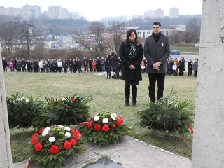 Megemlékezés Dunaújvárosban - fotó: Sándor Judit