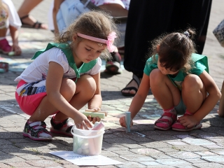 Aszfaltrajzverseny - fotó: Sándor Judit