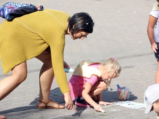 Aszfaltrajzverseny - fotó: Sándor Judit