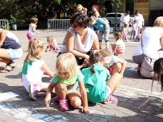 Aszfaltrajzverseny - fotó: Sándor Judit