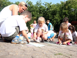 Aszfaltrajzverseny - fotó: Sándor Judit