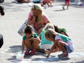 Aszfaltrajzverseny - fotó: Sándor Judit