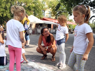 Aszfaltrajzverseny - fotó: Sándor Judit