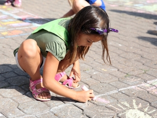 Aszfaltrajzverseny - fotó: Sándor Judit