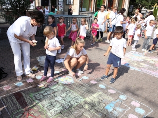 Aszfaltrajzverseny - fotó: Sándor Judit