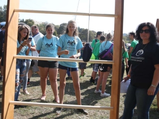 Centrumban a család - fotó: Sándor Judit