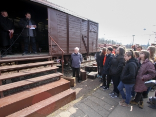 Holokauszt vagonkiállítás - fotó: Ónodi Zoltán