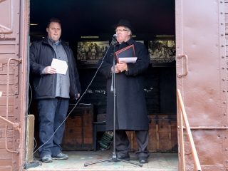 Holokauszt vagonkiállítás - fotó: Ónodi Zoltán