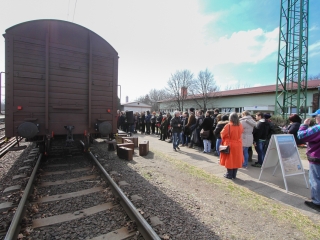 Holokauszt vagonkiállítás - fotó: Ónodi Zoltán
