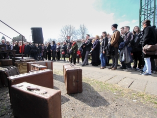 Holokauszt vagonkiállítás - fotó: Ónodi Zoltán