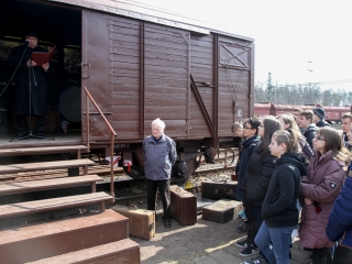 Holokauszt vagonkiállítás - fotó: Ónodi Zoltán