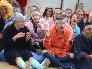 Gólyaavató a Széchenyiben - fotó: Sándor Judit