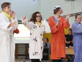 Gólyaavató a Széchenyiben - fotó: Sándor Judit