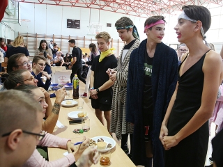 Gólyaavató a Széchenyiben - fotó: Sándor Judit