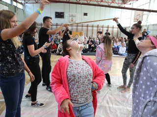 Gólyaavató a Széchenyiben - fotó: Sándor Judit