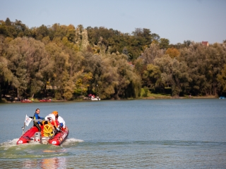 Vöröskeresztes gyakorlat a Szalki-szigeten - fotó: Ónodi Zoltán