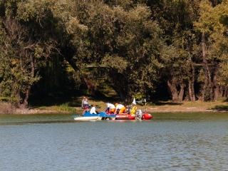 Vöröskeresztes gyakorlat a Szalki-szigeten - fotó: Ónodi Zoltán
