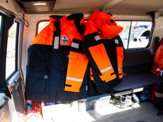 Vöröskeresztes gyakorlat a Szalki-szigeten - fotó: Ónodi Zoltán