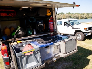 Vöröskeresztes gyakorlat a Szalki-szigeten - fotó: Ónodi Zoltán