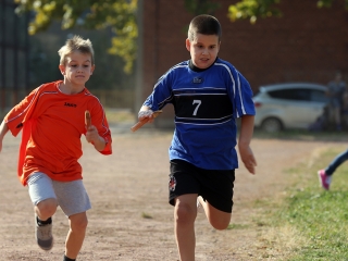 Csutaváltó a Szabó Magda református iskolában - fotó: Sándor Judit