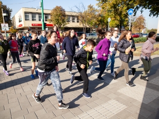 Óriási tesióra a főtéren - fotó: Ónodi Zoltán