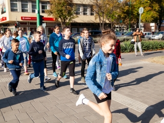 Óriási tesióra a főtéren - fotó: Ónodi Zoltán