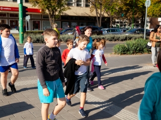 Óriási tesióra a főtéren - fotó: Ónodi Zoltán