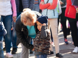 Óriási tesióra a főtéren - fotó: Ónodi Zoltán