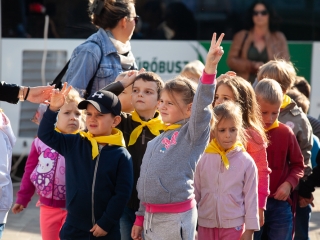 Óriási tesióra a főtéren - fotó: Ónodi Zoltán