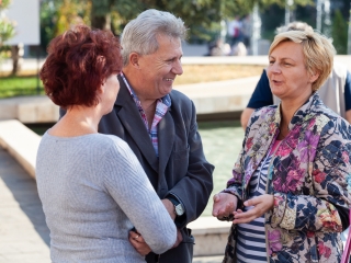 Óriási tesióra a főtéren - fotó: Ónodi Zoltán