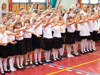 Elsősavató a Dózsában - fotó: Ónodi Zoltán