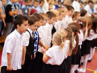 Elsősavató a Dózsában - fotó: Ónodi Zoltán