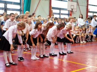 Elsősavató a Dózsában - fotó: Ónodi Zoltán