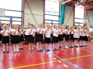 Elsősavató a Dózsában - fotó: Ónodi Zoltán