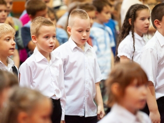 Elsősavató a Dózsában - fotó: Ónodi Zoltán
