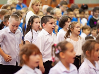 Elsősavató a Dózsában - fotó: Ónodi Zoltán