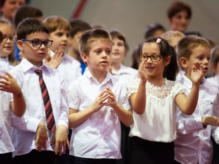 Elsősavató a Dózsában - fotó: Ónodi Zoltán