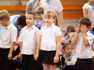 Elsősavató a Dózsában - fotó: Ónodi Zoltán