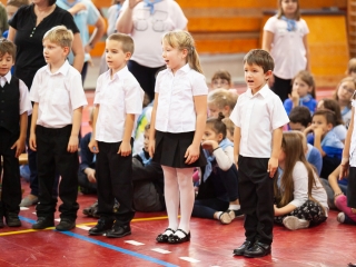 Elsősavató a Dózsában - fotó: Ónodi Zoltán