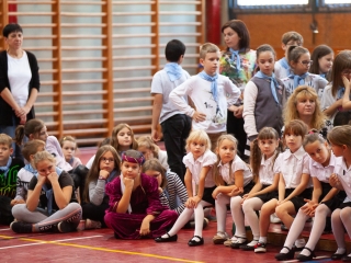 Elsősavató a Dózsában - fotó: Ónodi Zoltán