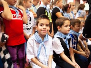 Elsősavató a Dózsában - fotó: Ónodi Zoltán