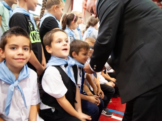 Elsősavató a Dózsában - fotó: Ónodi Zoltán