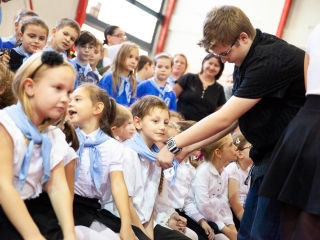 Elsősavató a Dózsában - fotó: Ónodi Zoltán