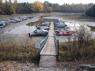 A Duna vízszintje városunknál - fotó: Sándor Judit