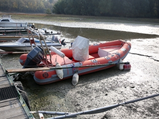 A Duna vízszintje városunknál - fotó: Sándor Judit
