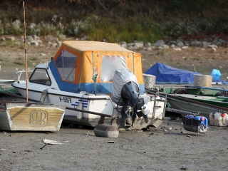 A Duna vízszintje városunknál - fotó: Sándor Judit